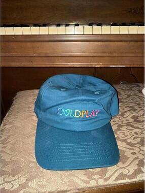 Coldplay embroidered logo baseball hat